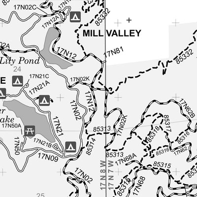 Mendocino MVUM - South (Inset 2: Letts Lake) Preview 3