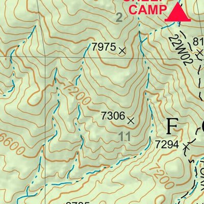 US Forest Service R5 Sawmill Mountain digital map