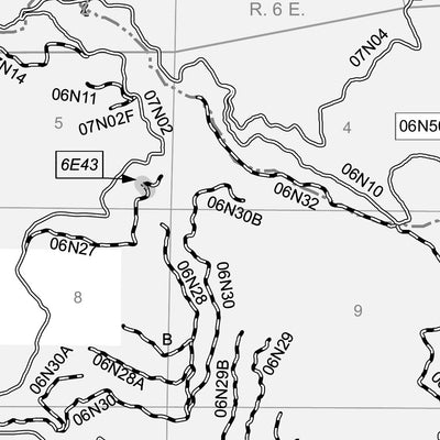 Six Rivers MVUM - Lower Trinity (north-central) Preview 3