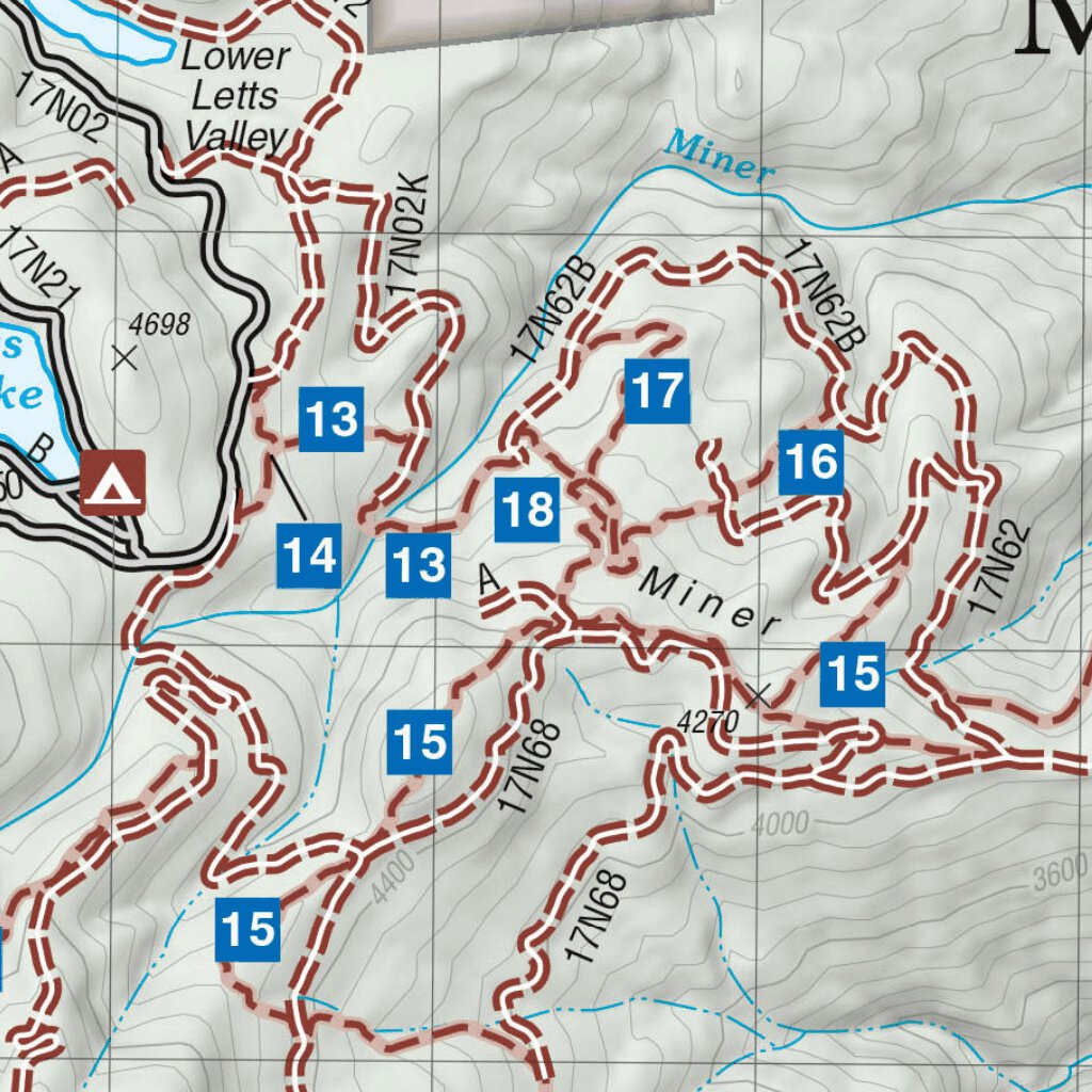 Stonyford Motor Vehicle Opportunity Guide Map by US Forest Service R5 ...