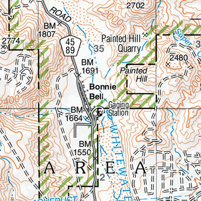 US Forest Service R5 White Water digital map