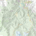 US Forest Service R6 Pacific Northwest Region (WA/OR) Ashland Municipal Watershed Trails Map digital map