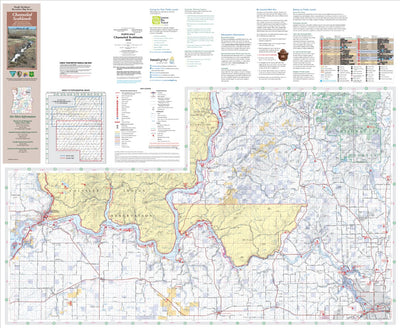 US Forest Service R6 Pacific Northwest Region (WA/OR) Channeled Scablands Recreation Map North digital map