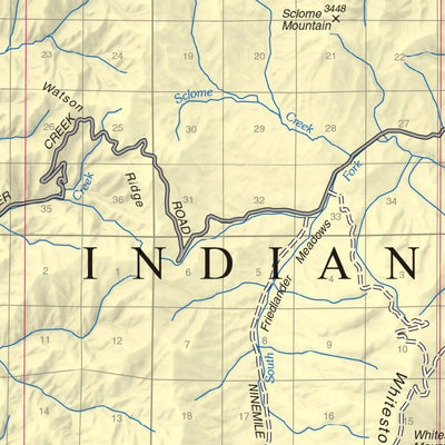 US Forest Service R6 Pacific Northwest Region (WA/OR) Channeled Scablands Recreation Map North digital map