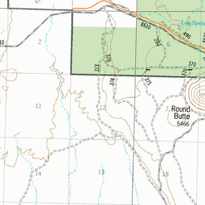 US Forest Service R6 Pacific Northwest Region (WA/OR) Chemult Ranger District Map digital map