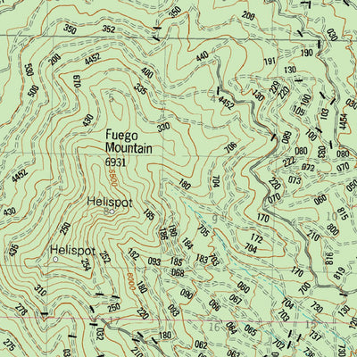 US Forest Service R6 Pacific Northwest Region (WA/OR) Chiloquin Ranger District Map digital map