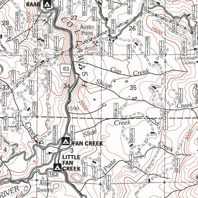 US Forest Service R6 Pacific Northwest Region (WA/OR) Clackamas River Ranger District Map digital map