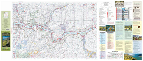 US Forest Service R6 Pacific Northwest Region (WA/OR) Columbia River Gorge NSA Recreation Map East digital map