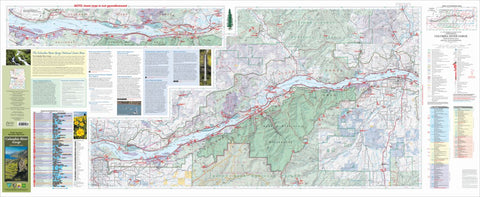 US Forest Service R6 Pacific Northwest Region (WA/OR) Columbia River Gorge NSA Recreation Map West digital map