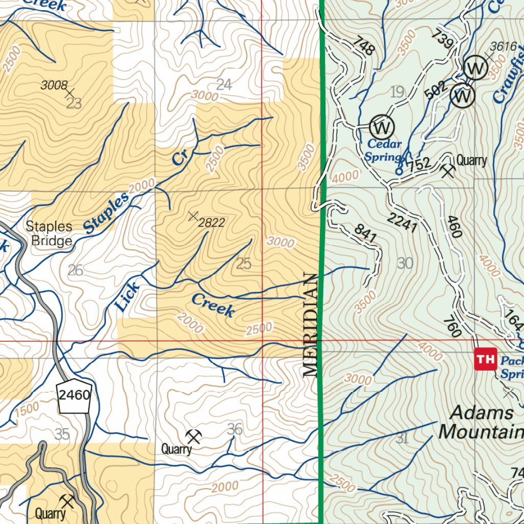 Cottage Grove Ranger District Map by US Forest Service Pacific ...