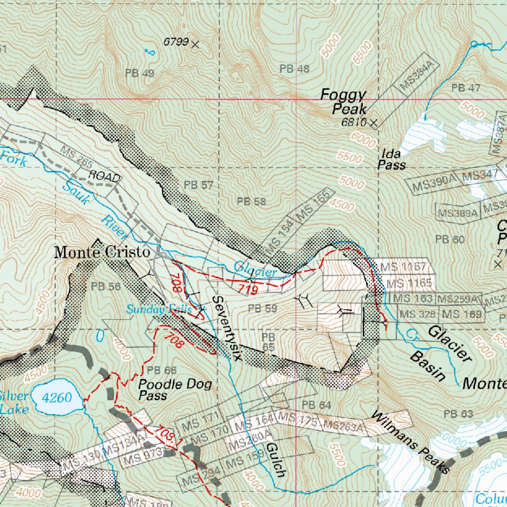 Darrington Ranger District Map East by US Forest Service R6 Pacific ...