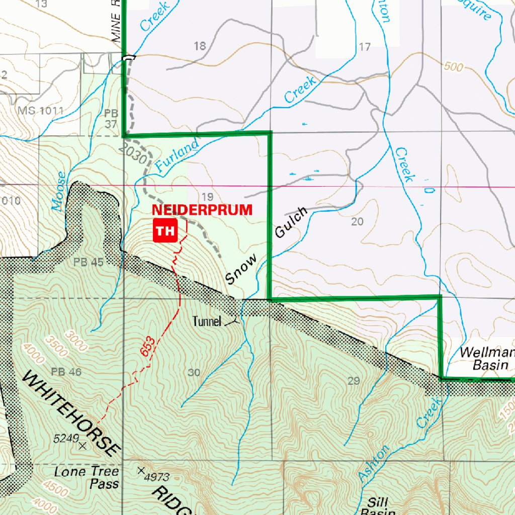 Darrington Ranger District Map West by US Forest Service R6 Pacific ...