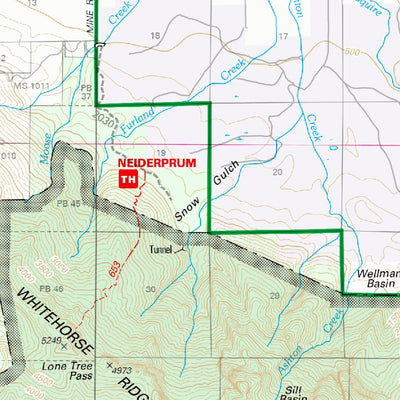 US Forest Service R6 Pacific Northwest Region (WA/OR) Darrington Ranger District Map West digital map