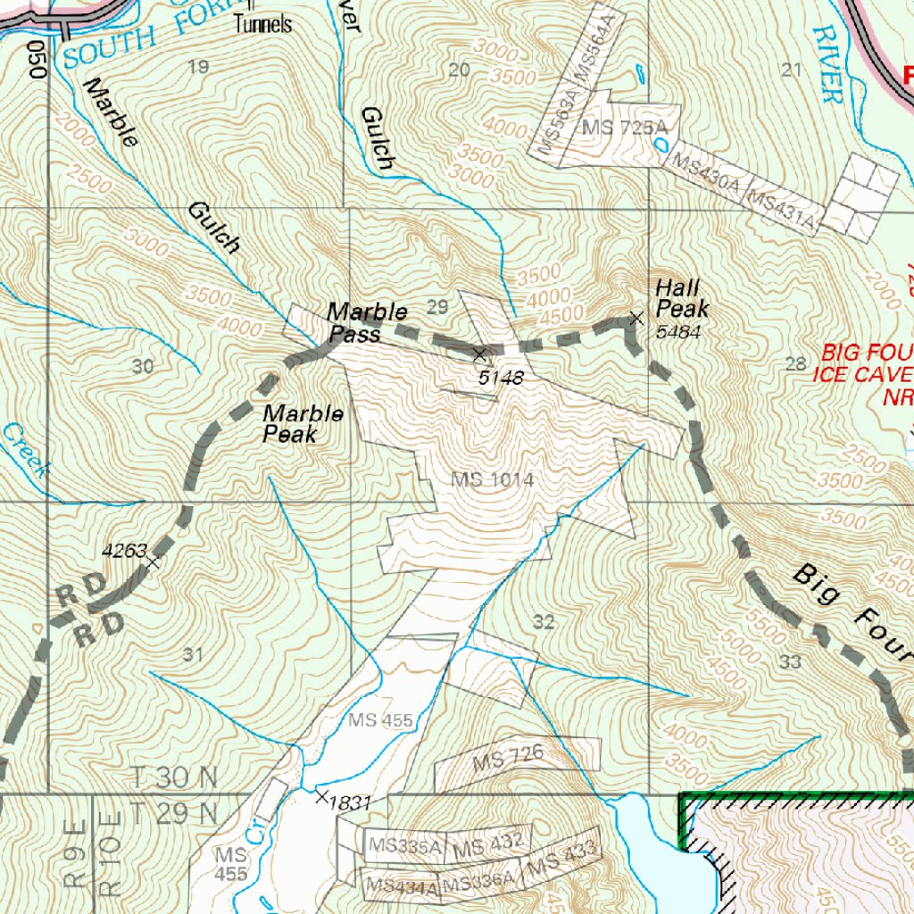 Darrington Ranger District Map West by US Forest Service R6 Pacific ...