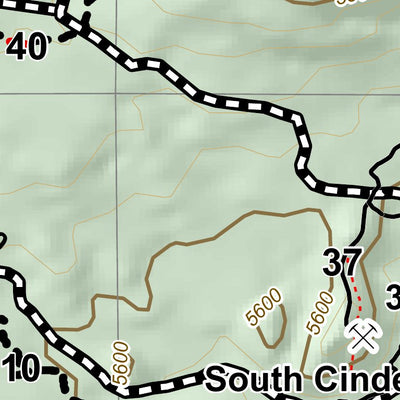 US Forest Service R6 Pacific Northwest Region (WA/OR) Deschutes National Forest - Rim Butte Jeep Trail digital map
