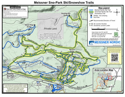 US Forest Service R6 Pacific Northwest Region (WA/OR) Deschutes NF - Meissner Sno-Park Ski/Snowshoe Trails digital map