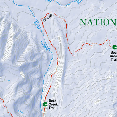 US Forest Service R6 Pacific Northwest Region (WA/OR) Diamond Lake Winter Recreation Map digital map