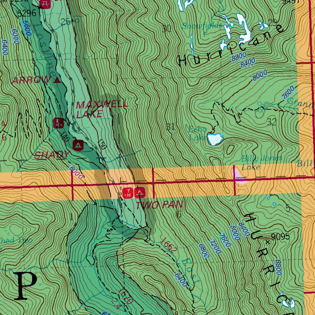 Cap Map Eagle Cap Ranger District Map by US Forest Service R6 Pacific Northwest ...