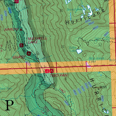US Forest Service R6 Pacific Northwest Region (WA/OR) Eagle Cap Ranger District Map digital map
