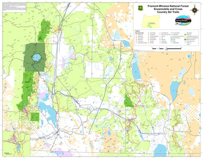 US Forest Service R6 Pacific Northwest Region (WA/OR) Fremont-Winema NF Winter Trails digital map