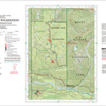 US Forest Service R6 Pacific Northwest Region (WA/OR) Glacier View Wilderness Map digital map