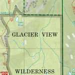 US Forest Service R6 Pacific Northwest Region (WA/OR) Glacier View Wilderness Map digital map