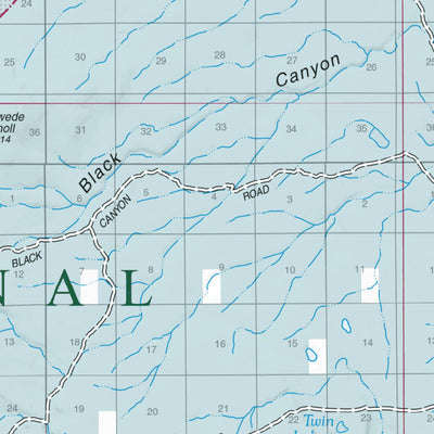 US Forest Service R6 Pacific Northwest Region (WA/OR) Hart Mountain Country Recreation Map South digital map