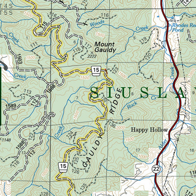 US Forest Service R6 Pacific Northwest Region (WA/OR) Hebo Ranger District Map digital map