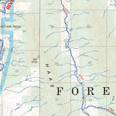 US Forest Service R6 Pacific Northwest Region (WA/OR) Hells Canyon National Recreation Area Map North digital map