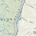 US Forest Service R6 Pacific Northwest Region (WA/OR) Hells Canyon National Recreation Area Map South digital map