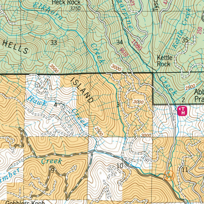 US Forest Service R6 Pacific Northwest Region (WA/OR) High Cascades Ranger District Map North digital map