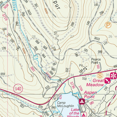 US Forest Service R6 Pacific Northwest Region (WA/OR) High Cascades Ranger District Map South digital map