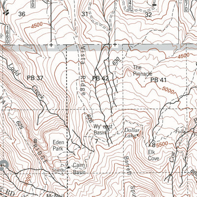 US Forest Service R6 Pacific Northwest Region (WA/OR) Hood River Ranger District Map digital map