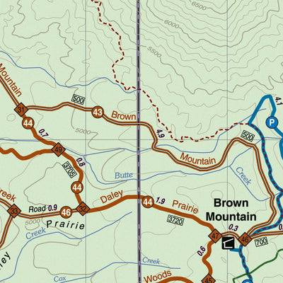 US Forest Service R6 Pacific Northwest Region (WA/OR) Jackson-Klamath Winter Trails Guide South digital map