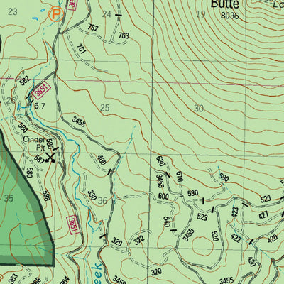 US Forest Service R6 Pacific Northwest Region (WA/OR) Klamath Ranger District Map digital map