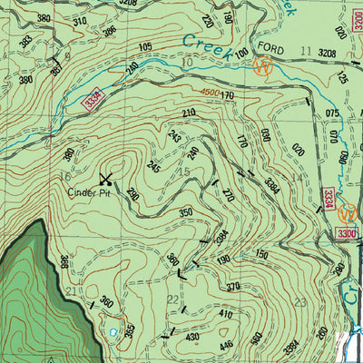 US Forest Service R6 Pacific Northwest Region (WA/OR) Klamath Ranger District Map digital map