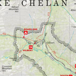 US Forest Service R6 Pacific Northwest Region (WA/OR) Lake Chelan-Sawtooth Wilderness Map digital map