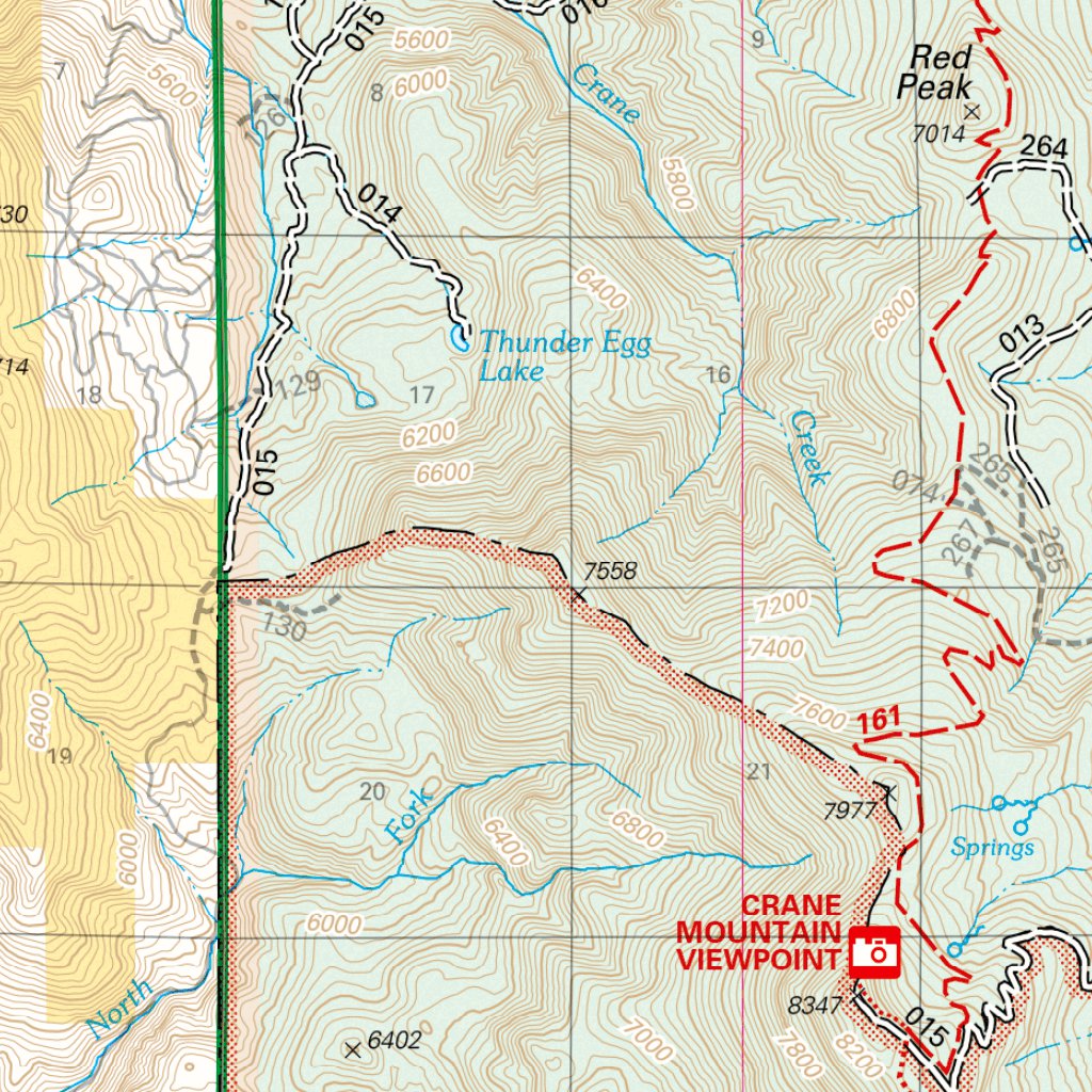 Lakeview Ranger District Map East by US Forest Service R6 Pacific ...