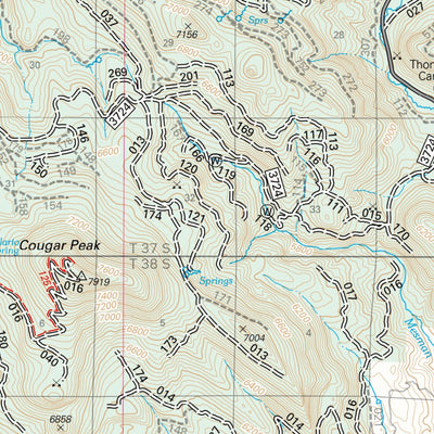 US Forest Service R6 Pacific Northwest Region (WA/OR) Lakeview Ranger District Map West digital map