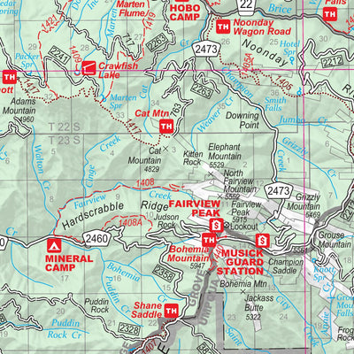 US Forest Service R6 Pacific Northwest Region (WA/OR) Land Of Umpqua Recreation Map East digital map