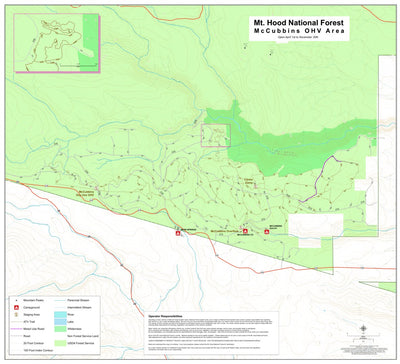 US Forest Service R6 Pacific Northwest Region (WA/OR) McCubbins Gulch OHV Area digital map