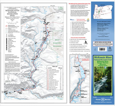 US Forest Service R6 Pacific Northwest Region (WA/OR) McKenzie River National Recreation Trail digital map