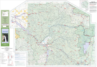 US Forest Service R6 Pacific Northwest Region (WA/OR) Middle Fork Ranger District Map North digital map