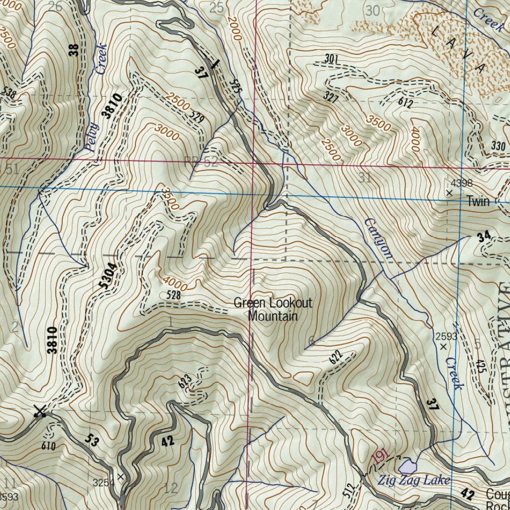 Mount Adams Ranger District Map by US Forest Service R6 Pacific ...