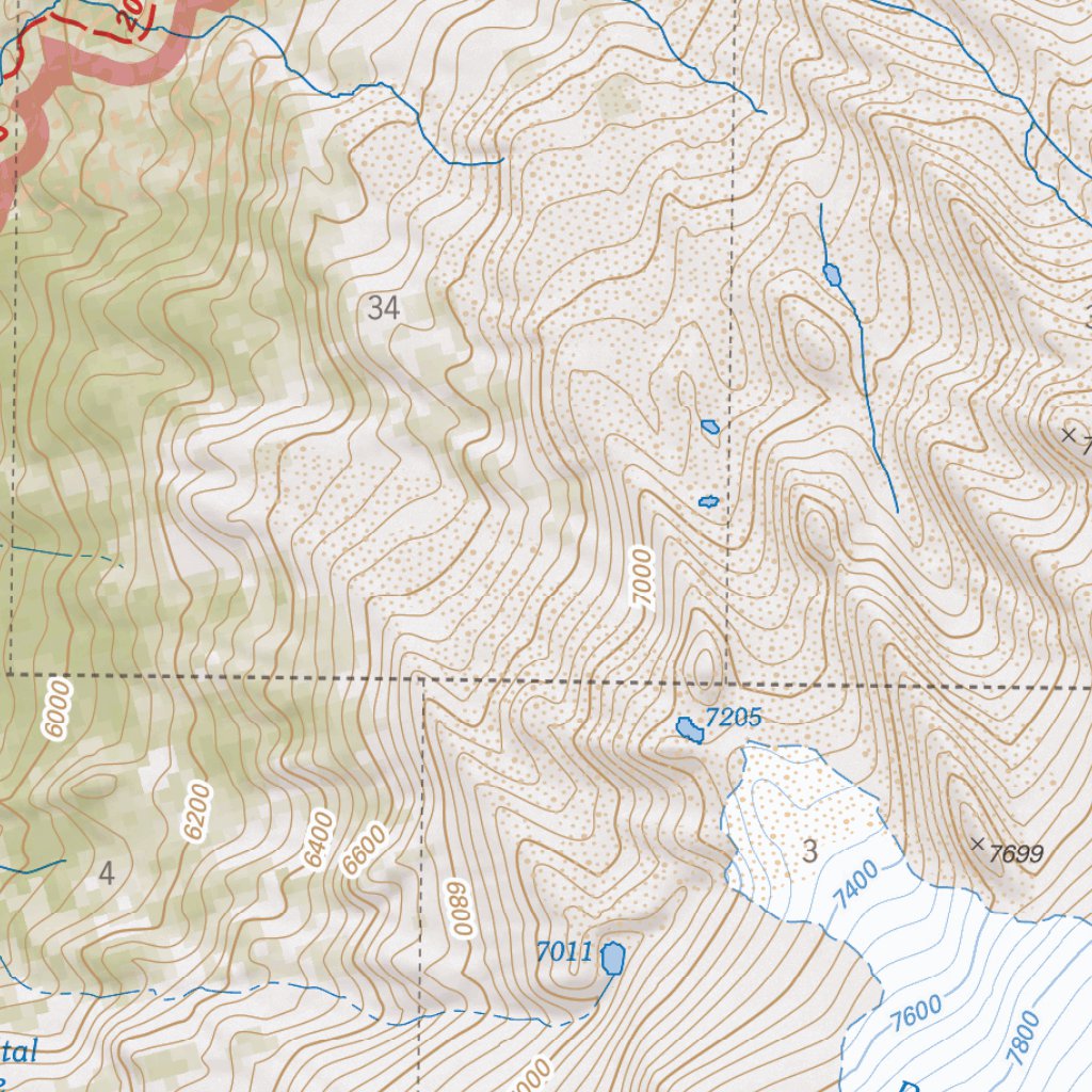 Mount Adams Wilderness Map by US Forest Service R6 Pacific Northwest ...