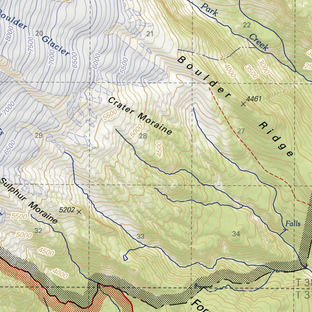 Mount Baker and Noisy-Diobsud Wildernesses Map by US Forest Service R6 ...