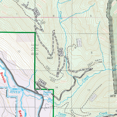 US Forest Service R6 Pacific Northwest Region (WA/OR) Mount Baker Ranger District Map South digital map