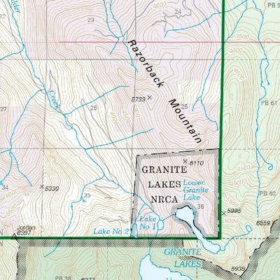 US Forest Service R6 Pacific Northwest Region (WA/OR) Mount Baker Ranger District Map South digital map