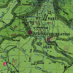 US Forest Service R6 Pacific Northwest Region (WA/OR) Mount Baker-Snoqualmie National Forest Visitor Map North digital map