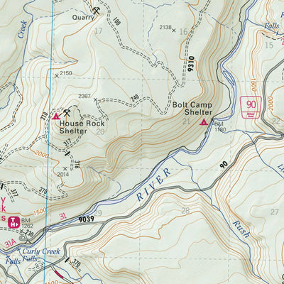 US Forest Service R6 Pacific Northwest Region (WA/OR) Mount Saint Helens Ranger District Map digital map